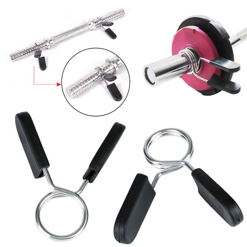 2pcs 25mm Spinlock Collars Dumbell Clips Dumbell Locks Clamp Weight Barbell 