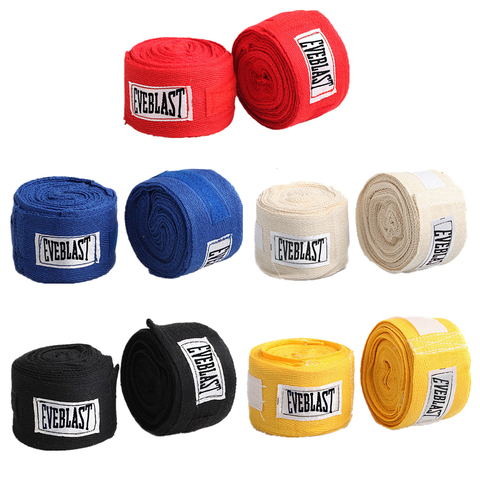 2 Rolls 3M Cotton Sports Strap Boxing Bandage Sanda Muay Thai Taekwondo Hand Gloves Wraps ► Photo 1/6