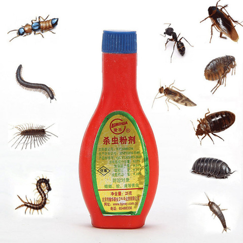 2pcs Insecticide powder to kill fleas and lice powder cockroach medicine bed bug medicine cockroach bait agent highly effective ► Photo 1/6