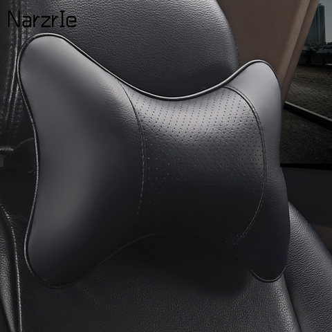 Car Seat Headrest Neck Rest Cushion Car Neck Headrest Pillow Leather Auto Seat Head Support Neck Protector Seat Neck Rest New ► Photo 1/6