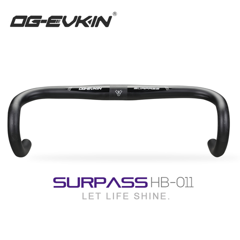 OG-EVKIN HB011 Carbon Handlebar Road Bicycle UD Matt Bike Handle bar Bicycle Bent Bar 38 40 42 44cm HandleBar 31.8mm Bike Parts ► Photo 1/6