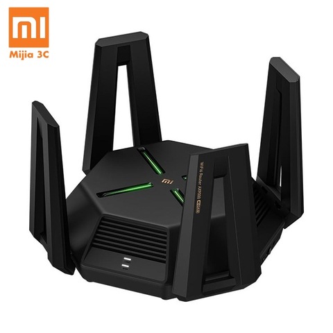 NEW Xiaomi Mi AX9000 Router WiFi6 Enhanced Edition Tri-Band USB3.0 Wireless Mesh Network Game Acceleration Repeater 12 Antennas ► Photo 1/6