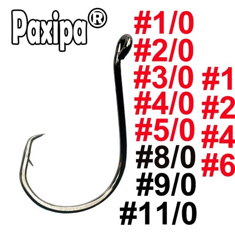 100pcs Octopus Offset Sport Circle Fishing Hook Carp Fishhook Jig Big Barbed Fish Hook High Carbon Steel Fishing Hook ► Photo 1/2