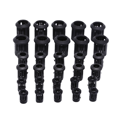 10pcs  Black Plastic Lamp Bases LED Lamp Diode Holder Black Clip Bezel Socket Mount 3mm/5mm/8mm ► Photo 1/6