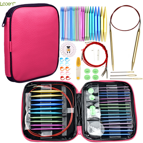 KOKNIT Knitting Needles For Beginner Sweater Crochet Hooks Set DIY Craft Sewing Accessories Yarn Weave Knitting Needles Hook Kit ► Photo 1/6