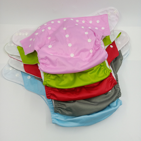 wholesale big size waterproof reusable cloth diaper for 3-8 years children ► Photo 1/6