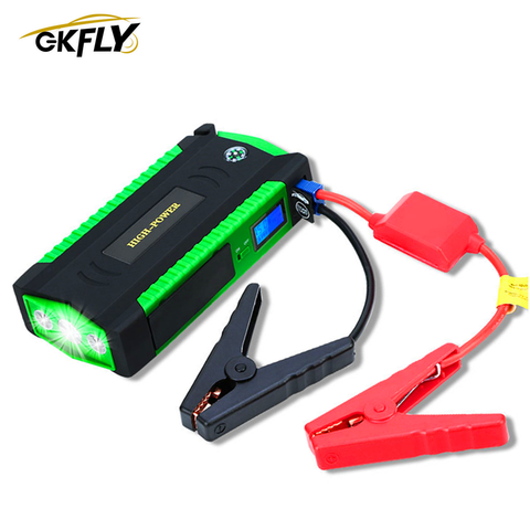 GKFLY Car Jump Starter Emergency Starting Device Cables 12V Portable Power Bank Car Battry Charger Mini Booster 600A Buster ► Photo 1/6