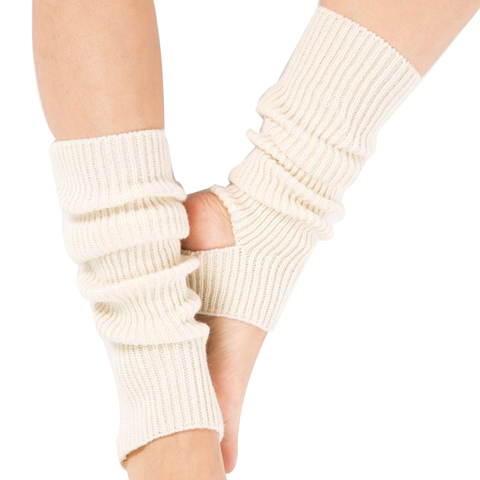 1pair Solid Yoga Toe Socks