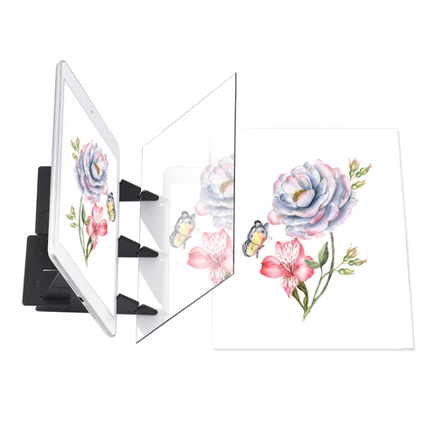 Light Tracing Drawing Board Sketching Painting Tool Mirror Reflection Drawing Board Optical Drawing Tracing Board Projector Toy ► Photo 1/6