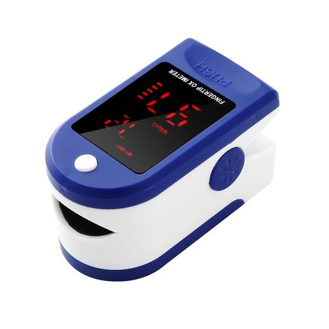 Digital Finger Clip Pulse Oximeters Mini Portable Oval Oxygen Saturator Blood Pressure Monitor Finger Oxymeters LED Equipment ► Photo 1/6