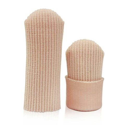 HOT Sale Fabric Cover Ribbed Knit Gel Finger Toe Caps Protector Cover Sleeves Tube for Pain Relief Guard Foot Care Tools New Arr ► Photo 1/6