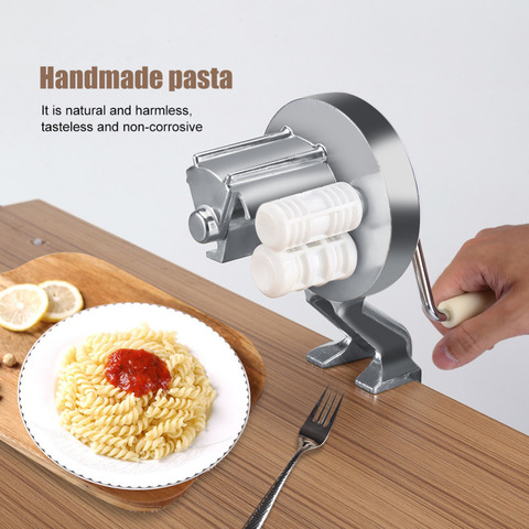 Handmade Spaghetti Pasta Maker Cutter Aluminum Alloy Fettuccine Noodle Press Making Machine ► Photo 1/6