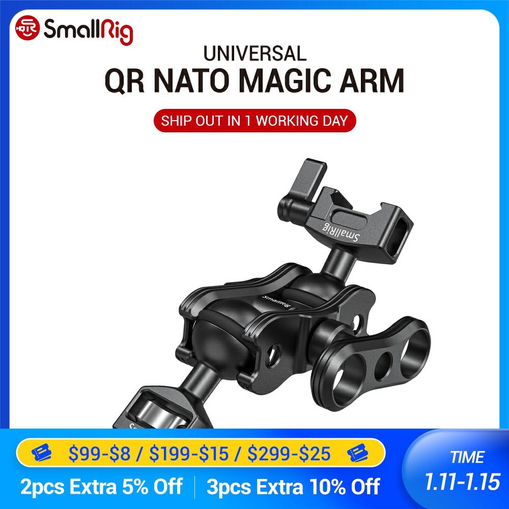 SmallRig friction articulating adjustable magic arm with Screw Ball head and NATO Clamp Ball head For Director Monitor Support ► Photo 1/6