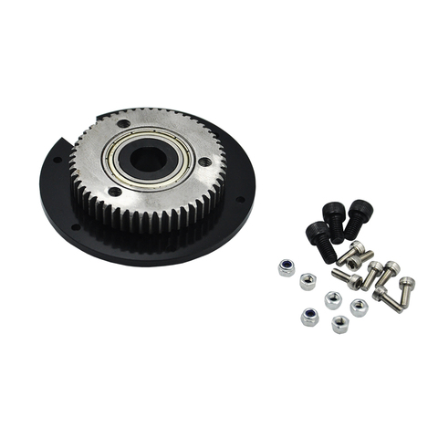 DIY Upgrade Rotary Gear Plate With Pinion For HUINA 1592  1550 RC Crawler Car 15CH 1/14 RC Metal Excavator Metal Rotary Plate ► Photo 1/6