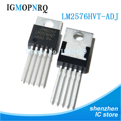 10PCS LM2576HVT-ADJ TO-200-5 LM2576HVT TO220-5 LM2576 new ► Photo 1/2