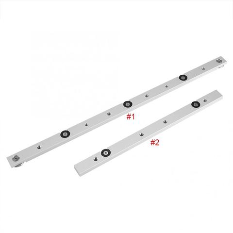 1Pcs 30cm/45cm Universal Aluminium Alloy T-track Miter Bar Slider Table Saw Gauge Rod Woodworking Tool Adjustable Sliding Runner ► Photo 1/6