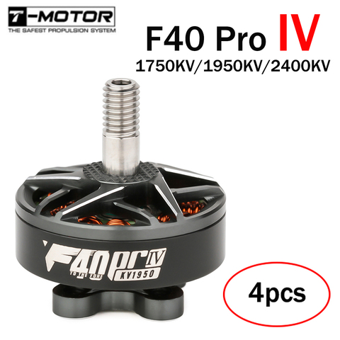New arrival T-motor Tmotor F40 PRO IV 2306 1950/2400/1750kv Brushless Electrical Motor For FPV Racing Drone FPV Freestyle Frame ► Photo 1/6