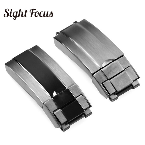 16x9mm Metal Stainless Steel Lock Watchband Deployment Clasp for Rolex Daytona Explore2 GMT Role Submariner Strap Folding Buckle ► Photo 1/6