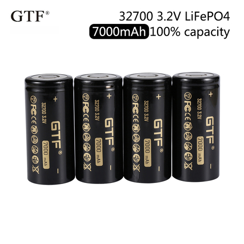 2022 New GTF 3.2 V 32700 6500mah 7000mAh battery LiFePO4 35A 55A High Power Maximum Continuous Discharge Battery ► Photo 1/6