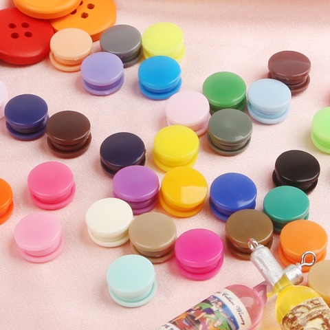 20-100Sets Round Plastic Snaps Button Fasteners KAM T5 12mm Garment Accessories For Baby Clothes Clips Quilt Cover Sheet Button ► Photo 1/6