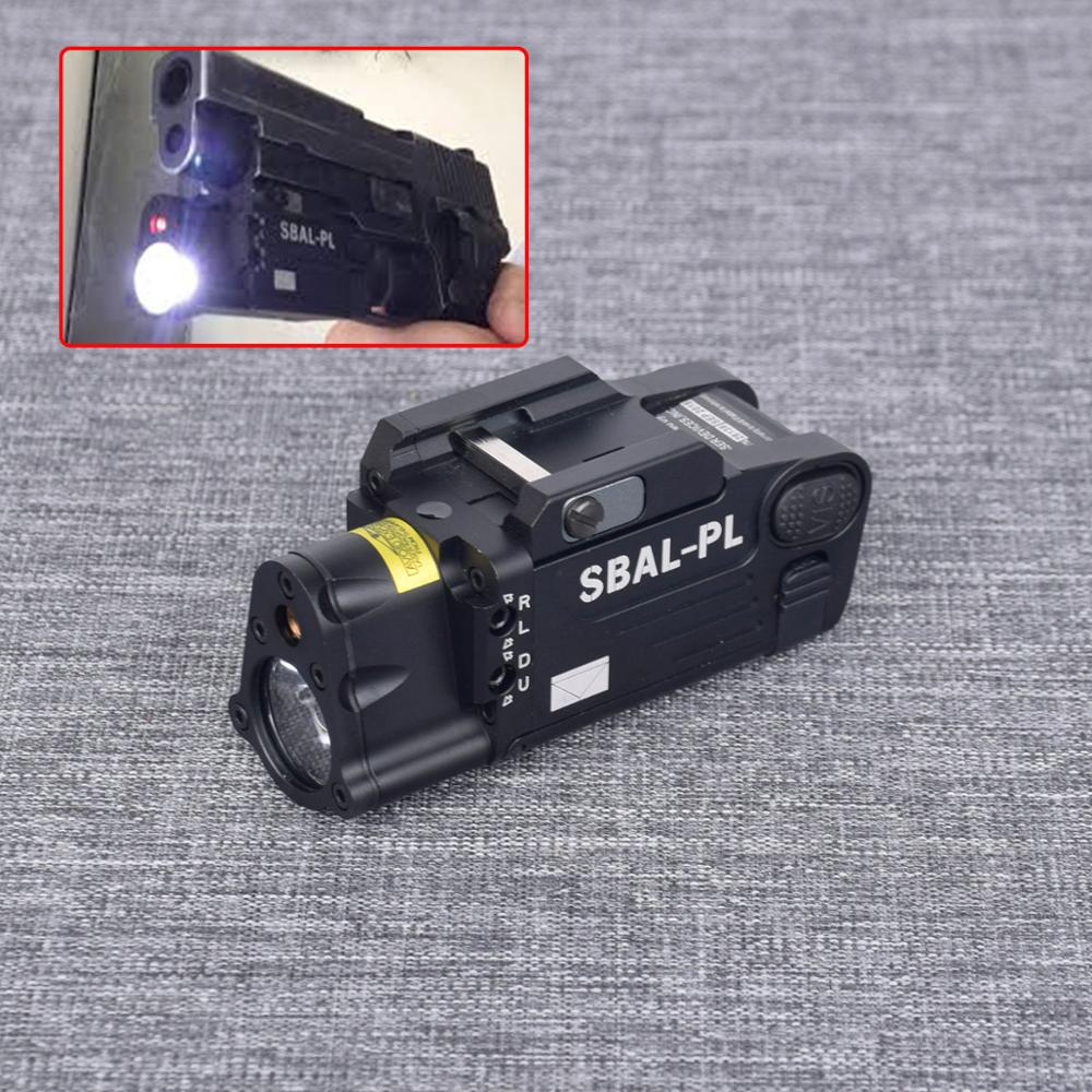 Tactical SBAL-PL Weapon Light Combo Red Laser Strobe Flashlight 
