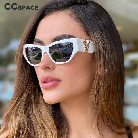 46538 Cat Eye Luxury Sunglasses Small Frame Men Women Fashion Shades UV400 Vintage Glasses ► Photo 1/6