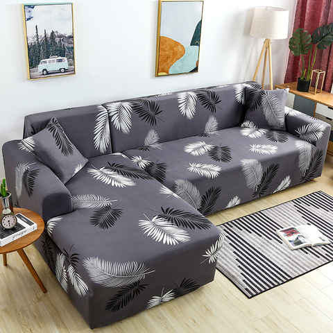 Floral Stretch Sofa Cover Cotton Elastic All-inclusive Chair Corner Couch Cover Sofa Covers for Living Room Pets copridivano ► Photo 1/6