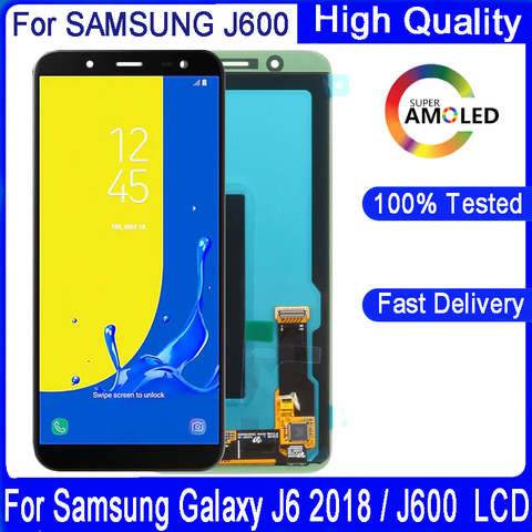 For Samsung Galaxy J6 2022 J600F J600 Display With Touch Screen Assembly Parts 100% Original 5.6''Super AMOLED LCD Replacement ► Photo 1/1