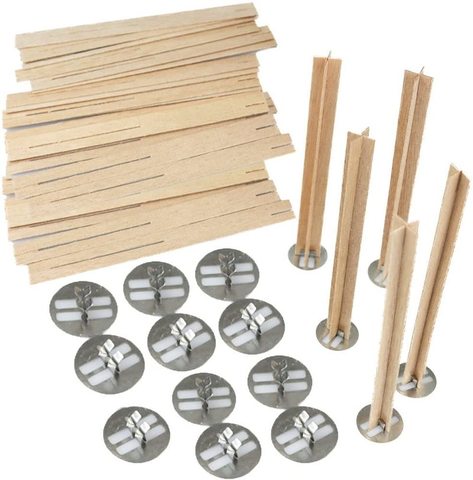 20pcs 5inch Cross Wooden Candle Wicks Wood Candles Core for DIY Candle Making Supply Soy Parffin Wax ► Photo 1/6