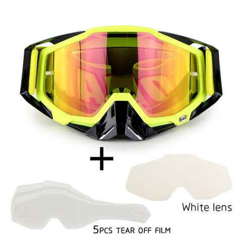 Motocross Helmet Goggles Sets Atv Off Road Goggles Dirt Bike Glasses Dustproof Gafas Moto Cross Brillen Motorcycle Glasses Sets ► Photo 1/6