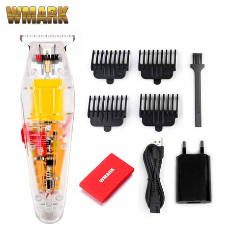WMARK New Model NG-202 Transparent Style  Detail Trimmer Professional Rechargeable Clipper 6500 RPM With 1400 Battery ► Photo 1/6