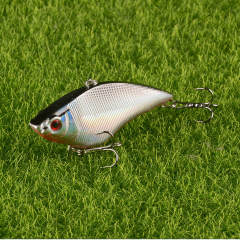 LINGYUE 7cm 15.5g Hard vib Fishing Lure deepwater Crankbait Wobbler Isca Artificial Bait 3D Eyes Leurre For Trout Bass ► Photo 1/6