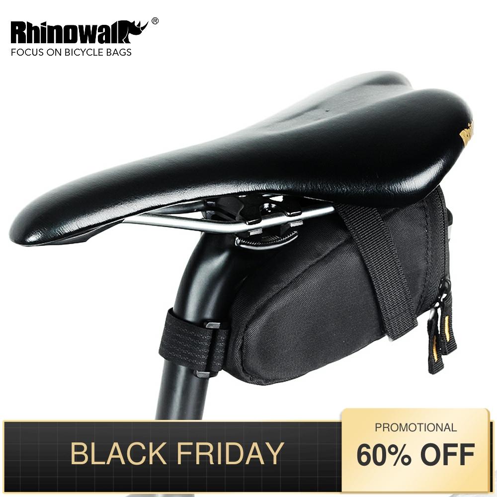 Rhinowalk Bike Saddle Bag Rainproof MTB Mountain Bike Rear Back Under Seat Bag Reflective Tail Bag Seatpost Cycling Accessories ► Photo 1/6