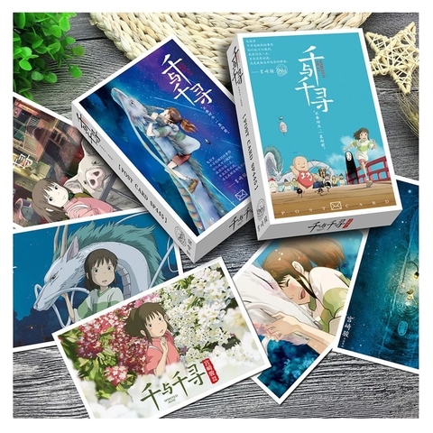 36 Sheets/Set Anime Spirited Away Postcard Miyazaki Hayao Greeting Cards Birthday Gift Card Message Card ► Photo 1/5