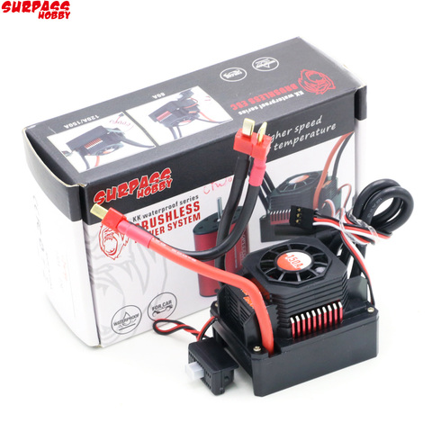 Waterproof 25A 35A 45A 60A 80A 120A 150A ESC Brushless Senseless Speed Controller for 1/8 1/10 1/12 1/20 RC Car ► Photo 1/6