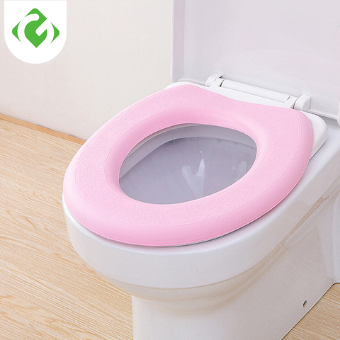 1pc EVA O type Toilet Seat Cover Toilet Seat Cushion Sticker Bathroom Toilet Seat Closestool Washable Waterproof Mat Cover Pad ► Photo 1/6