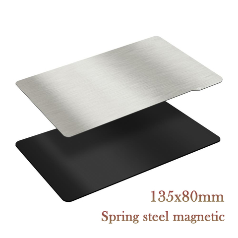 Removal Spring Sheet 135x80mm Spring steel magnetic Flex Magnetic Hot Sticker for ANYCUBIC Photon Mono UV LCD Resin 3D Printer ► Photo 1/6