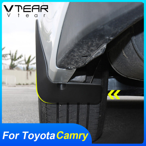 Vtear exterior styling decoration for Toyota Camry plasti fender cover caccessories car mud flaps flares splash guard parts 2022 ► Photo 1/6