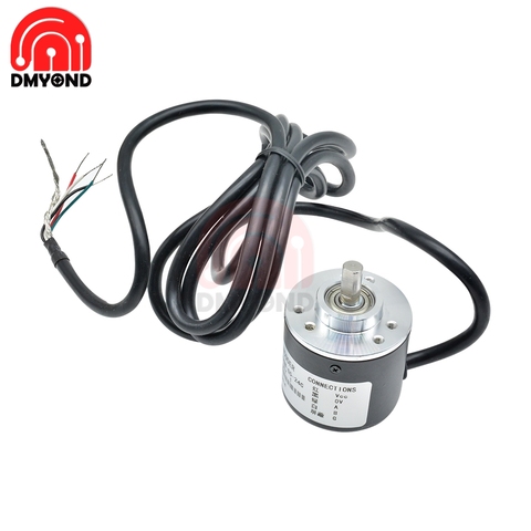 New Encoder 600P/R Incremental Optical Rotary 600 Pulse /R 360 Pulses /R AB 2 Phase 6mm Shaft Encoder DC 5V-24V For Racing Robot ► Photo 1/6