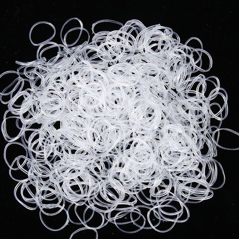 600 pcs/pack Transparent Rubber Bands Strong Elastic Rubber Bands Hair Ropes Ties Gel Pen Sticker Stationery Office Supplies ► Photo 1/6