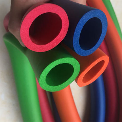 1M Fitness Equipment Handle Bars Thermal Insulation Pipe Sponge Foam Rubber Tube 20mm/25mm/28mm(ID) BLACK/RED/BLUE ► Photo 1/6