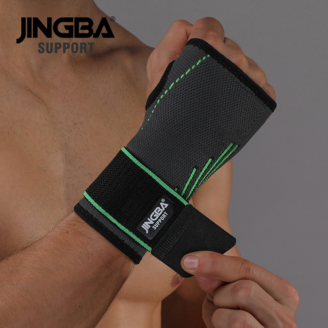 JINGBA SUPPORT 1PCS Bandage Ankle Wrist Support Wrap Tennis Basketball Boxing Expulsion Thai Boxing Hand Ankle Brace Protector ► Photo 1/6