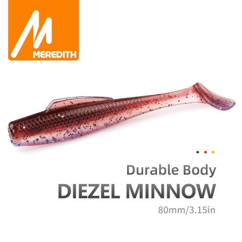 MEREDITH DieZel Minnow Fishing Lures 80mm 5.9g Fishing Soft Baits 3.15