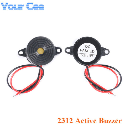 SFM-20B High Decibel Active Buzzer Alarm Speaker DC3-24V Continuous Sound Buzzer 2312 Piezoelectric Piezo Electronic For Arduino ► Photo 1/6