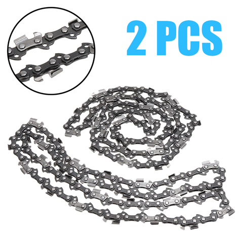 2Pcs 16 Inch Chainsaw Chain Bar Pitch 3/8