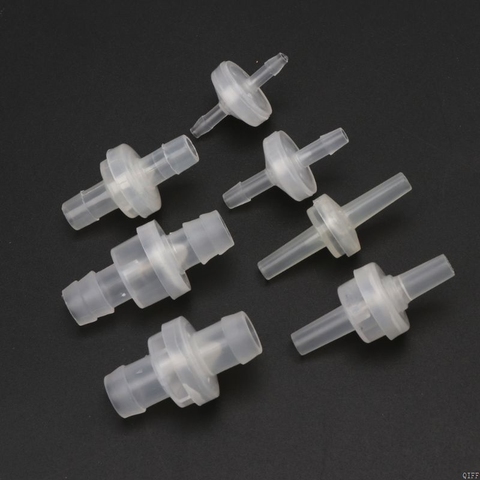 Plastic One-Way Non-Return Water Inline Fluids Check Valves for Fuel Gas Liquid ► Photo 1/6