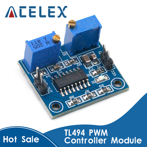 1PCS TL494 PWM Controller Module Adjustable 5V Frequency 500-100kHz 250mA ► Photo 1/6