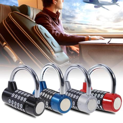 Coded Lock 4/5 Digit Password Safety Lock Wide Shackle Combination Padlock Combination Travel Security Safely Code Lock New ► Photo 1/6