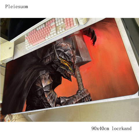 berserk padmouse 3d accessory 900x400mm mouse pad cute gaming enterprise rubber mats keyboard large mouse mat gamer ► Photo 1/5