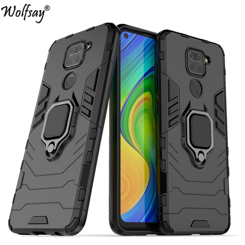 For Xiaomi Redmi Note 9 Case Xiaomi Poco X3 NFC Armor Magnetic Full Cover For Redmi Note 9 9S 9C Mi10T Pro Case For Redmi Note 9 ► Photo 1/6